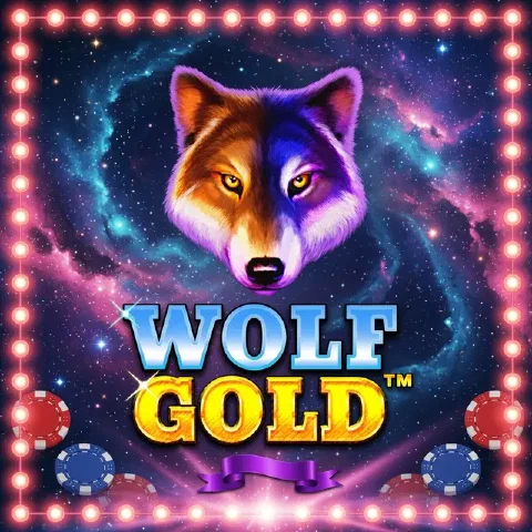 Illustrated game cover for Wolf Gold